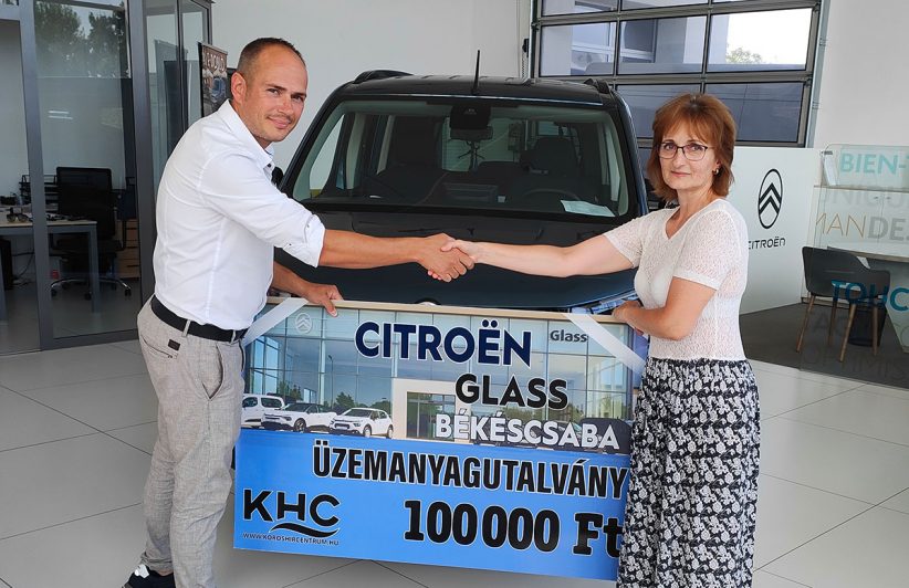 Nyertes - Citroën Glass: szalonnyitás